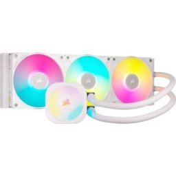 Water Cooler CPU iCue Link Titan 360 RX LCD 360mm (Branco) - CORSAIR