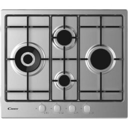 Placa c/ 4 Bocas a Gás 595x510mm (Inox) - CANDY