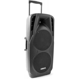 Coluna Amplificada Portátil ABS 2x 10" 1000W MP3/USB/SD/2xUHF/BLUETOOTH (SPX-PA9210) - VONYX
