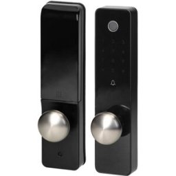 Fechadura Inteligente Bluetooth c/ Código de Acesso e Impressão Digital (Preto) - ORNO