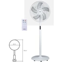 Ventoinha de Pé 8 Velocidades 48W (Ø40cm) - HTW