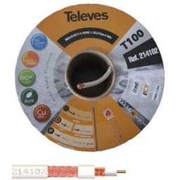 Bobine Cabo Coaxial Cobre ITED4 Ø6mm Brc (100 mts) - TELEVES