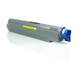Oki C9600/C9650/C9800/C9850 Amarelo Toner Compatível 42918913