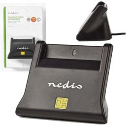 Leitor SmartCard p/ Cartões Identificação/Cidadão/DNI USB2.0 - NEDIS