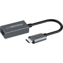 Placa de Rede Externa (RJ45) GIGABIT USB-C 3.0 (18cm) - ESPERANZA