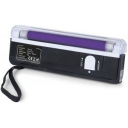 Lampada UV Luz Negra T5 4W 6" c/ Pega (Detector Notas) + Lanterna