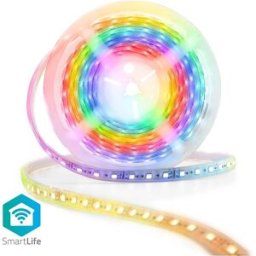 Fita LED RGB Inteligente Wi-Fi SmartLife IP65 480Lm (5 mts) - NEDIS