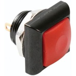 Pulsador OFF-(ON) SPST 1P (Vermelho) - VELLEMAN