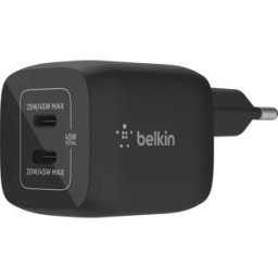 Carregador Duplo BoostCharge Pro USB-C 45W (Preto) - BELKIN