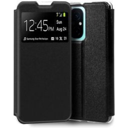 Capa Flip Cover p/ Xiaomi Redmi 12C (Preto) - COOL