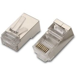 Pack 10x Fichas RJ45 Cat6 FTP (Aço Inoxidável) - AISENS