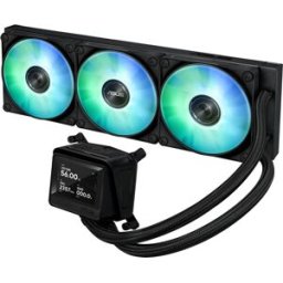 Water Cooler CPU MAX Gaming LC 360 ARGB LCD All-In-One 360mm (Preto) - ASUS