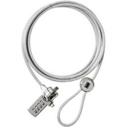 Cadeado Segurança p/ Portátil c/ Código 1.8m (Prateado) - NEDIS