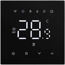 Termostato Aquecimento Elétrico Inteligente WT410-16A-B 16A WiFi (Preto) - AVATTO