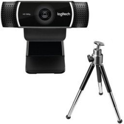 WebCam USB Full HD 1080p c/ Tripé C922 - Logitech