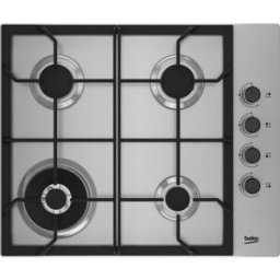 Placa de Gás 4 Bocas 510x610mm (Inox) - BEKO