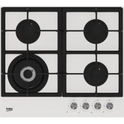 Placa 4 Bocas a Gás 58x51cm (Branco) - BEKO