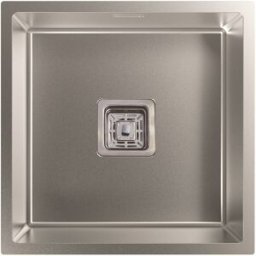 Lava Loiça Makalu BE 40x40 1C R-10 (Inox) - EDESA