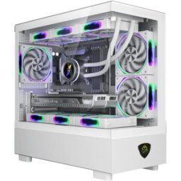 Caixa Micro-ATX XC-301W GLASS (Branco) - KEEP OUT