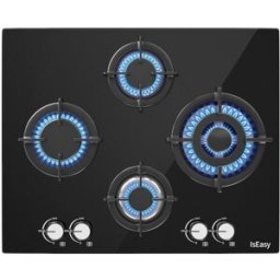 Placa a Gás MGBG-654A 4 Zonas 8750W (Vidro Temperado) - ISEASY
