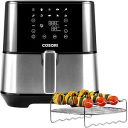 Fritadeira Airfryer Stainless Chef Edition 5,5L 1700W (Preto) - COSORI