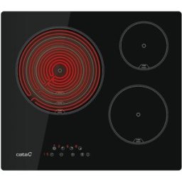 Placa Vitrocerâmica TT 6003 3 Zonas 5700W (Preto) - CATA