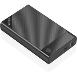 Caixa Externa USB 3.1 SATA 3,5" (Preto) - AISENS