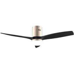 Ventoinha de Teto Energysilence Aero 5600 Aqua Connected 40W Ø132cm (Preto/Dourado) - CECOTEC