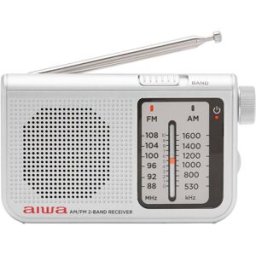 Rádio Portátil AM/FM Analógico RS-55SL (Prateado) - AIWA
