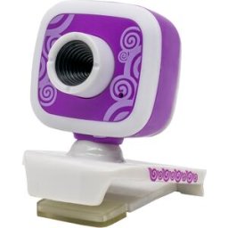 WebCam 32MP HD (Branco/Rosa)