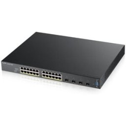 Switch XGS2210-28HP Gerido L2 Gigabit Ethernet 1000 Mbit/s (PoE) Preto - ZYXEL