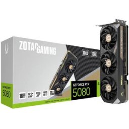 Placa Gráfica Gaming NVIDIA GeForce RTX 5080 "Blackwell" Solid Core 16G GDDR7 DLSS4 - ZOTAC