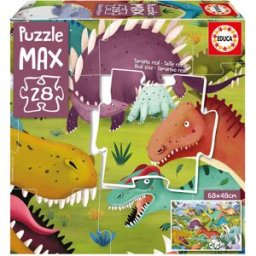 EdPuzzle Max 28 Dinossauros - EDUCA