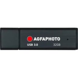 Pen Drive USB 32GB USB Type-A 3.0 (Preto) - AGFAPHOTO
