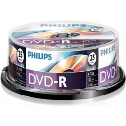 Pack 25x DVD-R 4.7GB 16x - PHILIPS