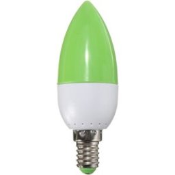 Lampada LED E14 220V 2W 120Lm - Verde