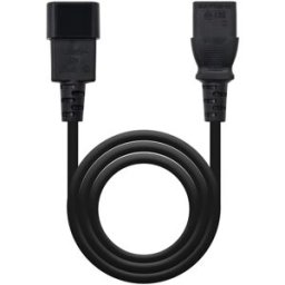 Cabo de Alimentação C14 Macho - C13 Fêmea (3 mts) - Nanocable