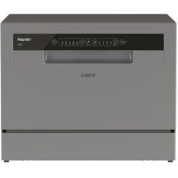 Máquina de Lavar Loiça RapidÓ CP 6E51LS 6 Conjuntos (Prateado) - CANDY