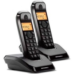 Pack 2x Telefone s/ Fios Digital S1202 Duo (Preto) - MOTOROLA
