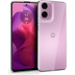 Capa de Silicone p/ Motorola Moto G04 / G24 (transparente) - COOL