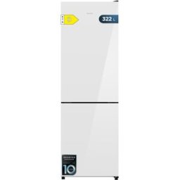 Frigorífico Combinado Bolero CoolMarket Combi 322i 322L No Frost (White Glass) - CECOTEC