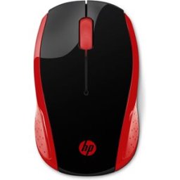 Rato Ótico 200 Wireless 1000DPI (Vermelho) - HP