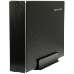 Caixa p/ Disco LC-35U3-Becrux 3.5" SATA (Preto) - LC-POWER