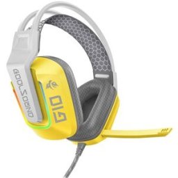 Auscultadores Headset Gaming G10 (Amarelo) - COOLSOUND