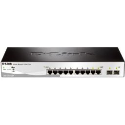Switch de Rede Gerido 1U L2 Gigabit Ethernet 1000 Mbit/s Preto (8 portas) - D-LINK