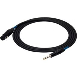 Cabo XLR (3 pinos) Macho - Jack Mono 6,3 mm (1m) - SSQ
