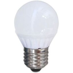 AIGOSTAR Lampada LED Opalina 220V E27 4W Branco Q. 3000K 360º 340Lm