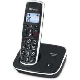 Telefone Telecom 7608N c/ Teclas Grandes (Preto) - SPC