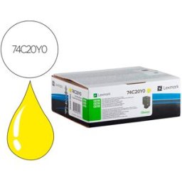 Toner Laser 74C20Y0 Cx725De / Cs720De / Cs725De (Amarelo) - LEXMARK