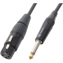 Cabo Jack 6,3mm Macho Mono - Canon Femea (12 mts) - POWER DYNAMICS CONNEX